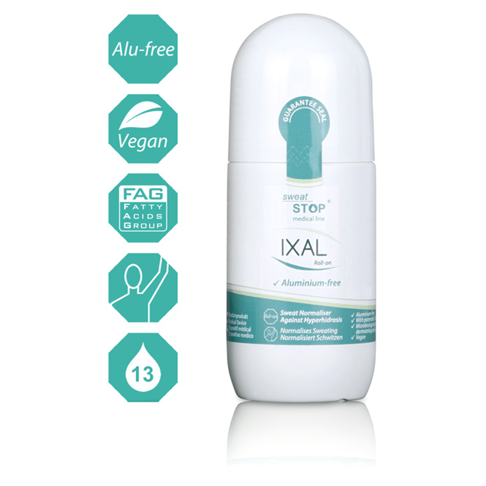 SweatStop® IXAL zur Behandlung axillärer Hyperhidrose DIKROPHA